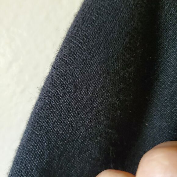 Vtg Aileen Designer Womens  Blazer Black Single Button Sz 10 - Picture 9 of 11